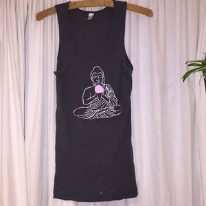 American Apparel - ice cream Buddha tank 